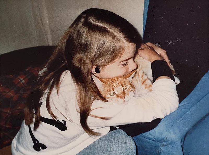 Kindheitserinnerungen mit Katzen